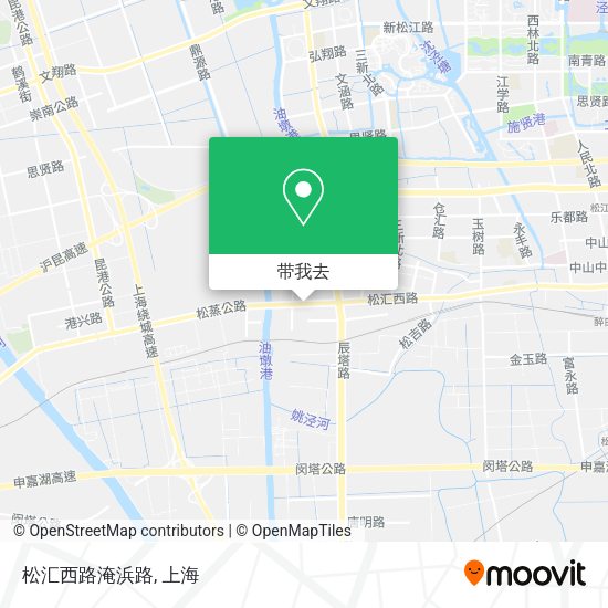 松汇西路淹浜路地图