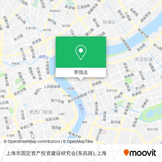 上海市固定资产投资建设研究会(东昌路)地图