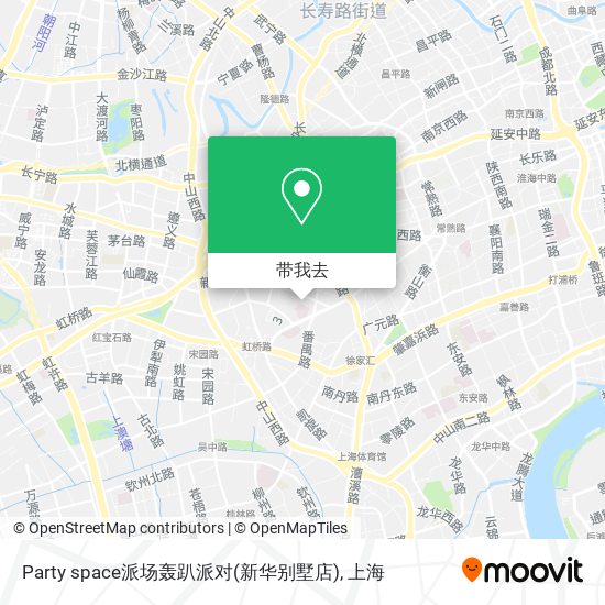 Party space派场轰趴派对(新华别墅店)地图