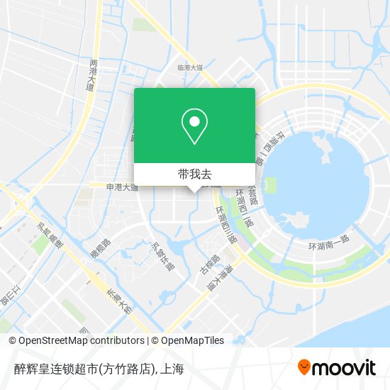 醉辉皇连锁超市(方竹路店)地图