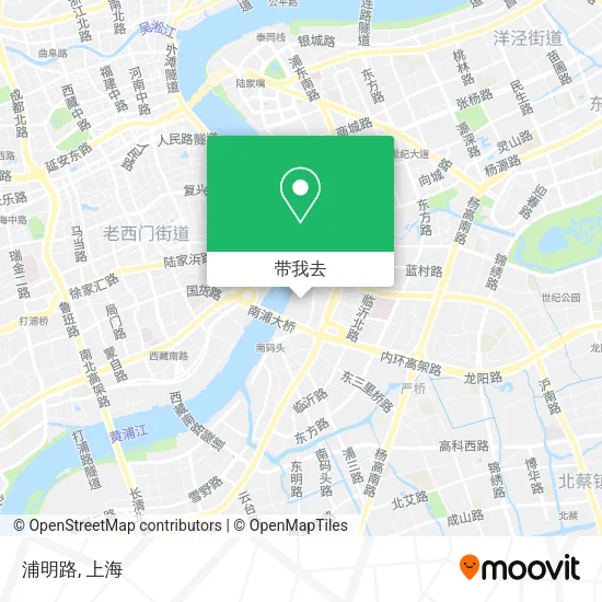 浦明路地图