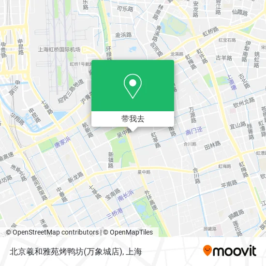 北京羲和雅苑烤鸭坊(万象城店)地图