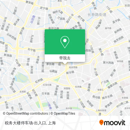 税务大楼停车场-出入口地图