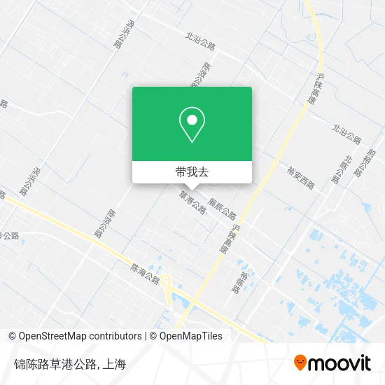 锦陈路草港公路地图