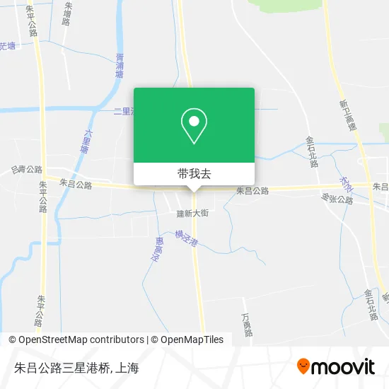 朱吕公路三星港桥地图