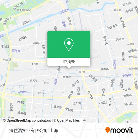 上海益浩实业有限公司地图
