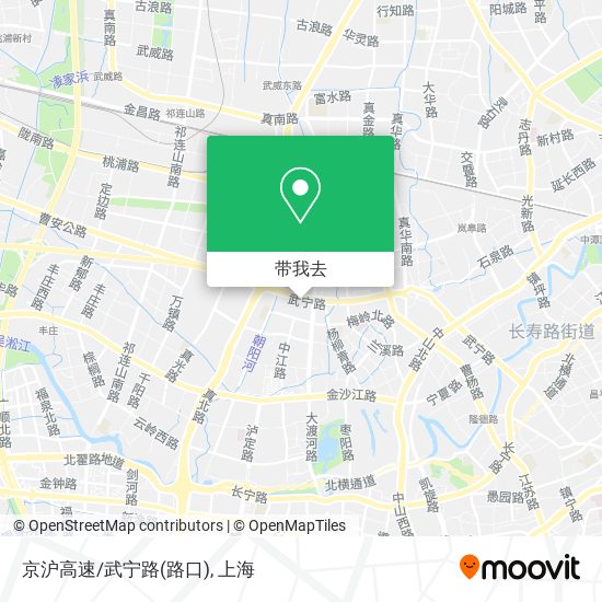京沪高速/武宁路(路口)地图