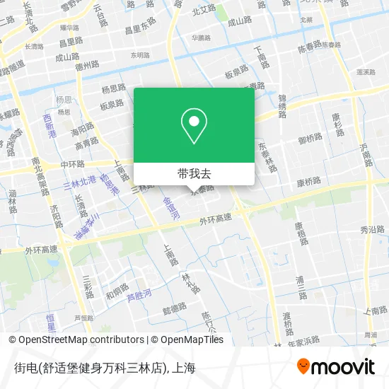 街电(舒适堡健身万科三林店)地图
