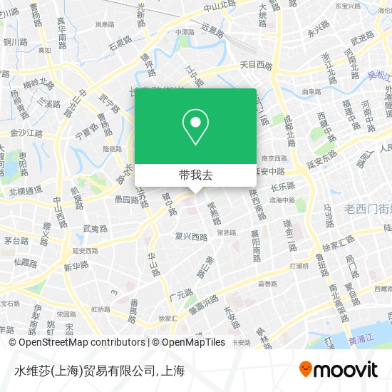 水维莎(上海)贸易有限公司地图
