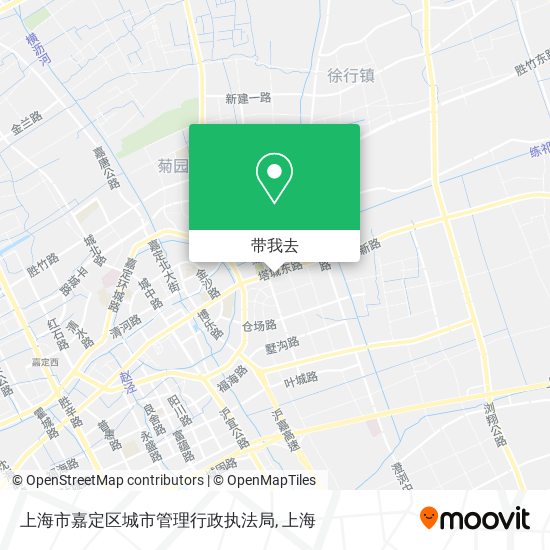 上海市嘉定区城市管理行政执法局地图