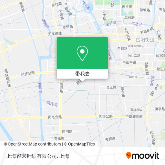 上海容宋针织有限公司地图