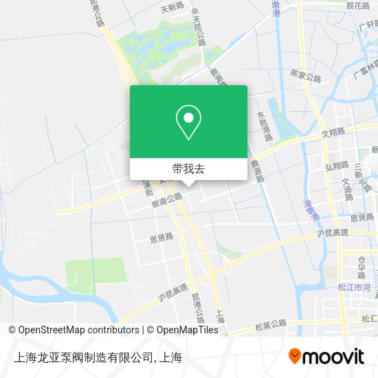 上海龙亚泵阀制造有限公司地图