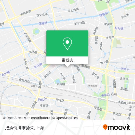 把酒倒满淮扬菜地图
