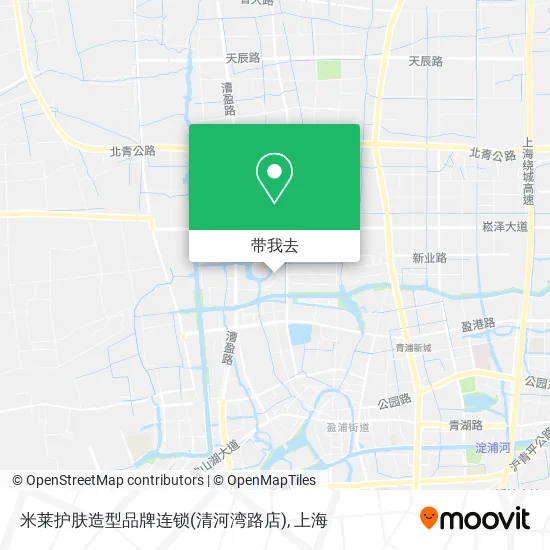 米莱护肤造型品牌连锁(清河湾路店)地图