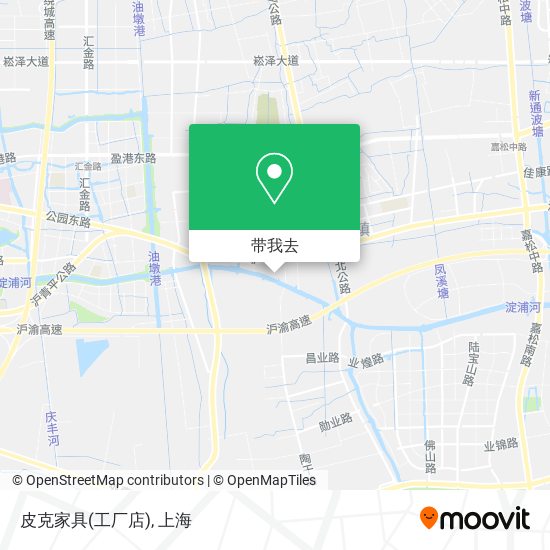 皮克家具(工厂店)地图