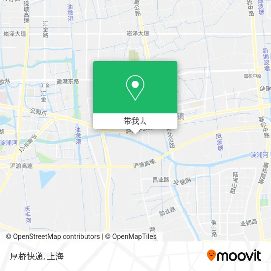 厚桥快递地图