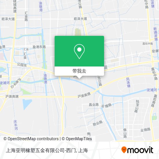 上海亚明橡塑五金有限公司-西门地图