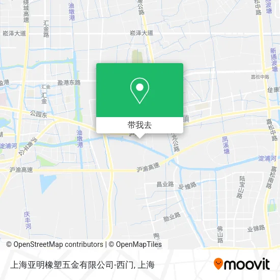上海亚明橡塑五金有限公司-西门地图