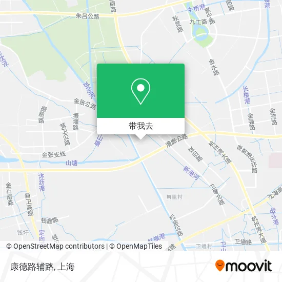 康德路辅路地图