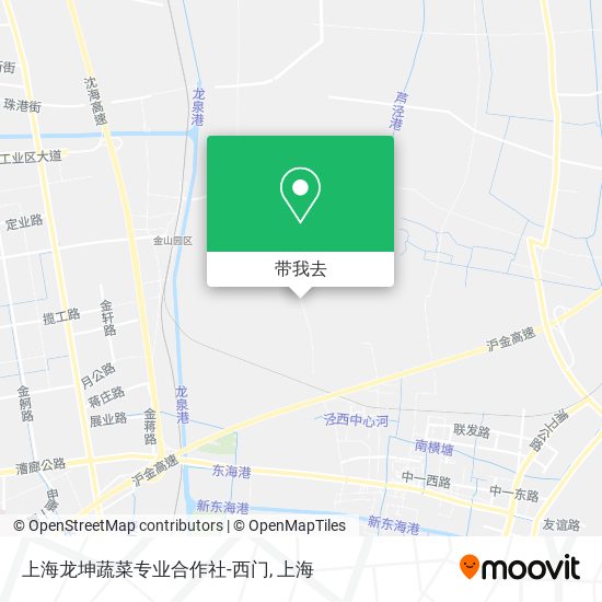 上海龙坤蔬菜专业合作社-西门地图