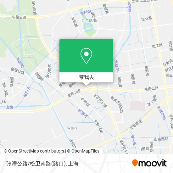 张漕公路/松卫南路(路口)地图