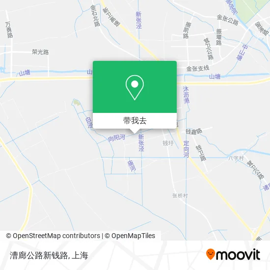 漕廊公路新钱路地图