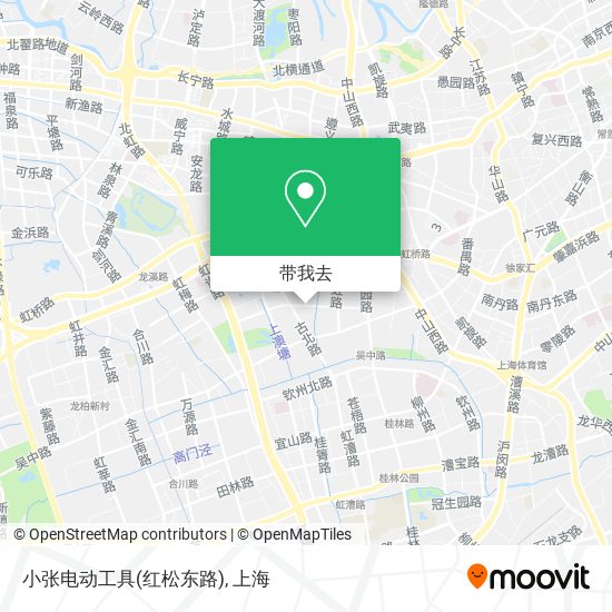 小张电动工具(红松东路)地图
