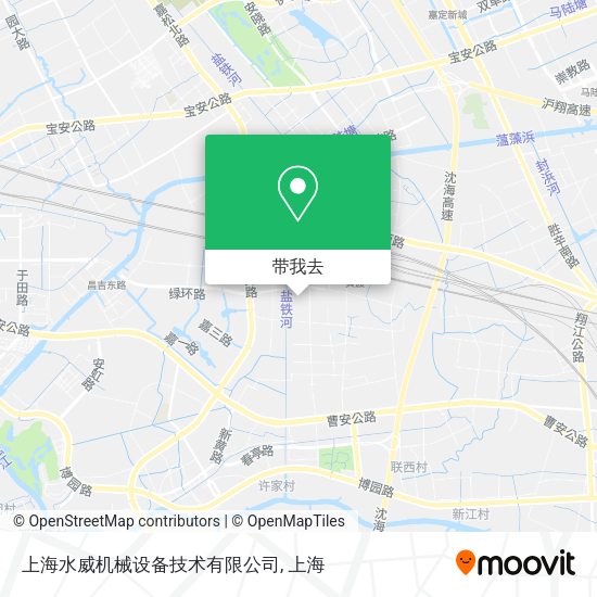 上海水威机械设备技术有限公司地图