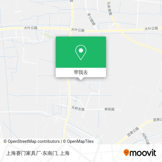上海赛门家具厂-东南门地图