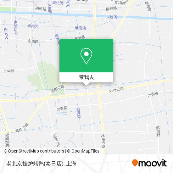 老北京挂炉烤鸭(泰日店)地图