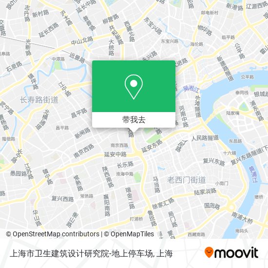 上海市卫生建筑设计研究院-地上停车场地图