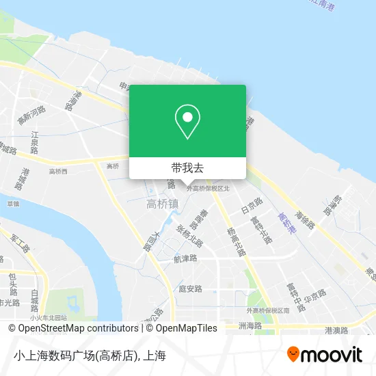 小上海数码广场(高桥店)地图