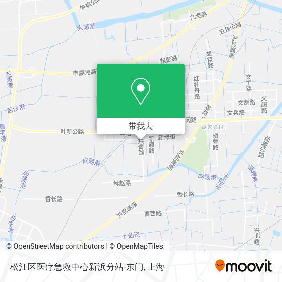 松江区医疗急救中心新浜分站-东门地图