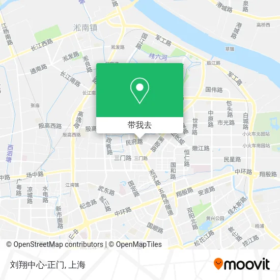 刘翔中心-正门地图