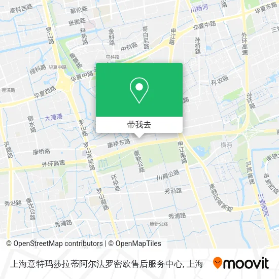 上海意特玛莎拉蒂阿尔法罗密欧售后服务中心地图