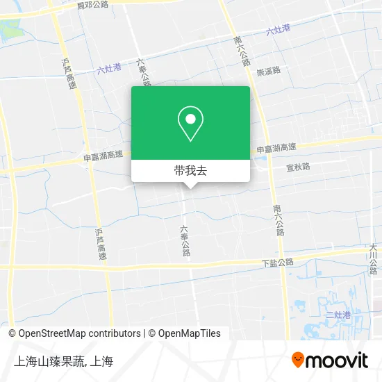 上海山臻果蔬地图