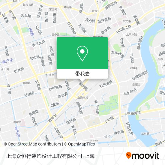 上海众恒行装饰设计工程有限公司地图