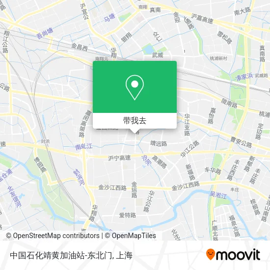 中国石化靖黄加油站-东北门地图