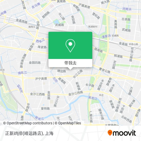正新鸡排(靖远路店)地图