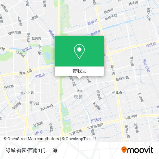 绿城·御园-西南1门地图