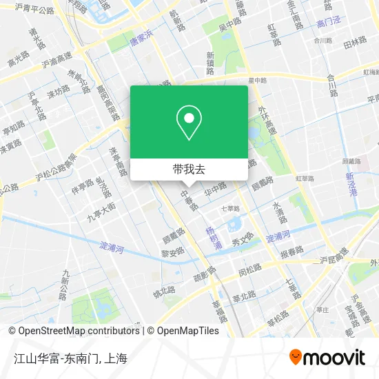 江山华富-东南门地图