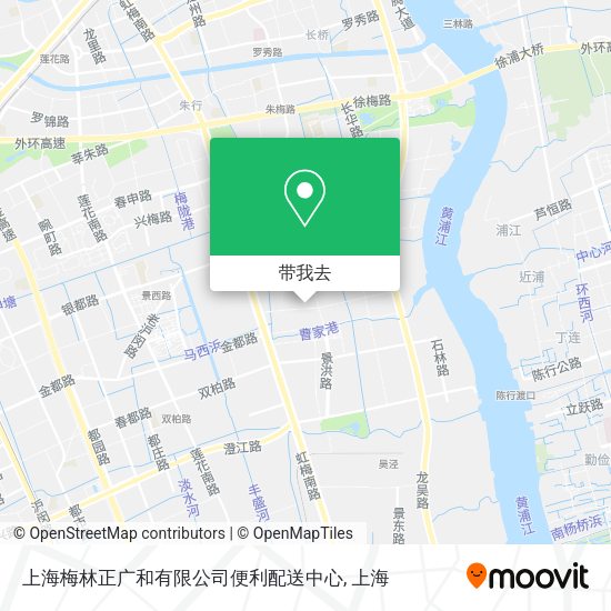 上海梅林正广和有限公司便利配送中心地图