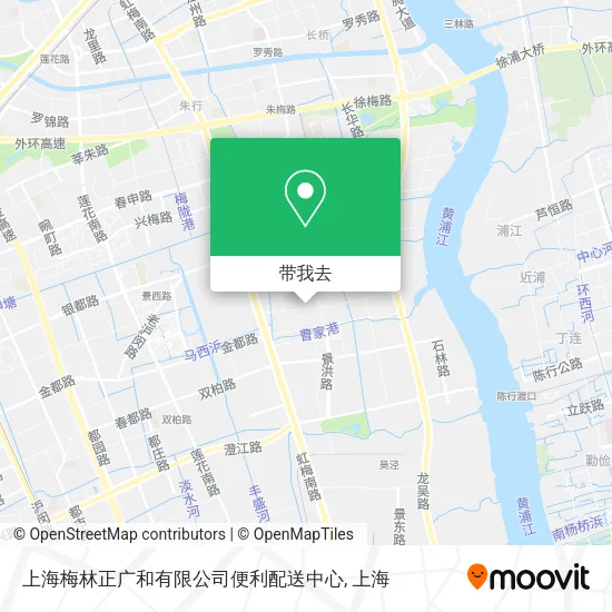 上海梅林正广和有限公司便利配送中心地图