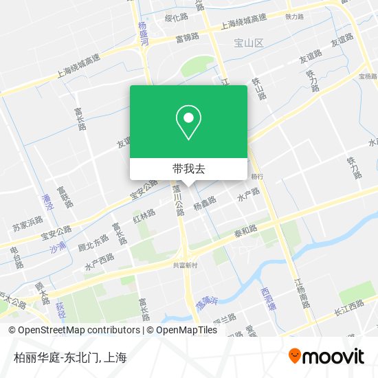柏丽华庭-东北门地图