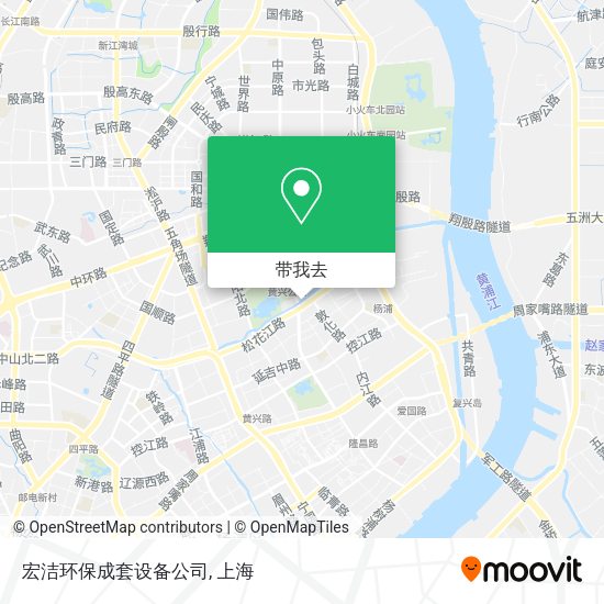 宏洁环保成套设备公司地图