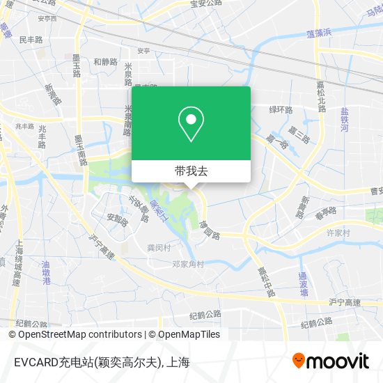 EVCARD充电站(颖奕高尔夫)地图