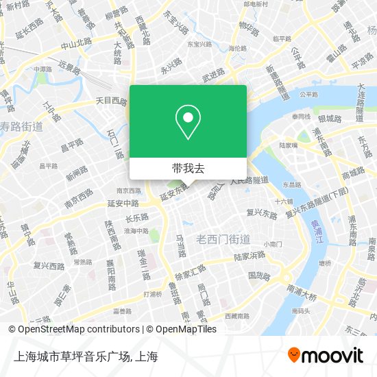 上海城市草坪音乐广场地图