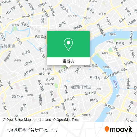 上海城市草坪音乐广场地图