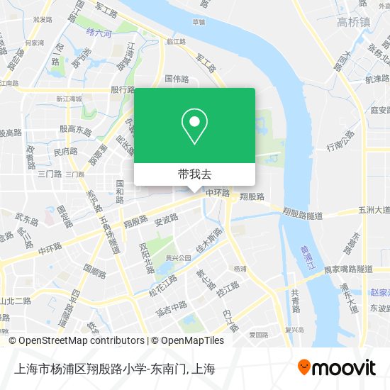 上海市杨浦区翔殷路小学-东南门地图