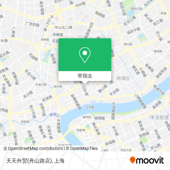 天天外贸(舟山路店)地图